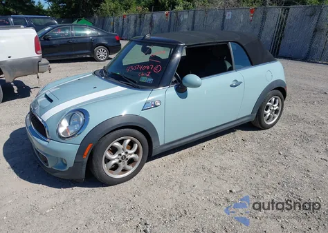 2012 Mini Cooper S z USA, uszkodzony, nr VIN WMWZP3C53CT249937
